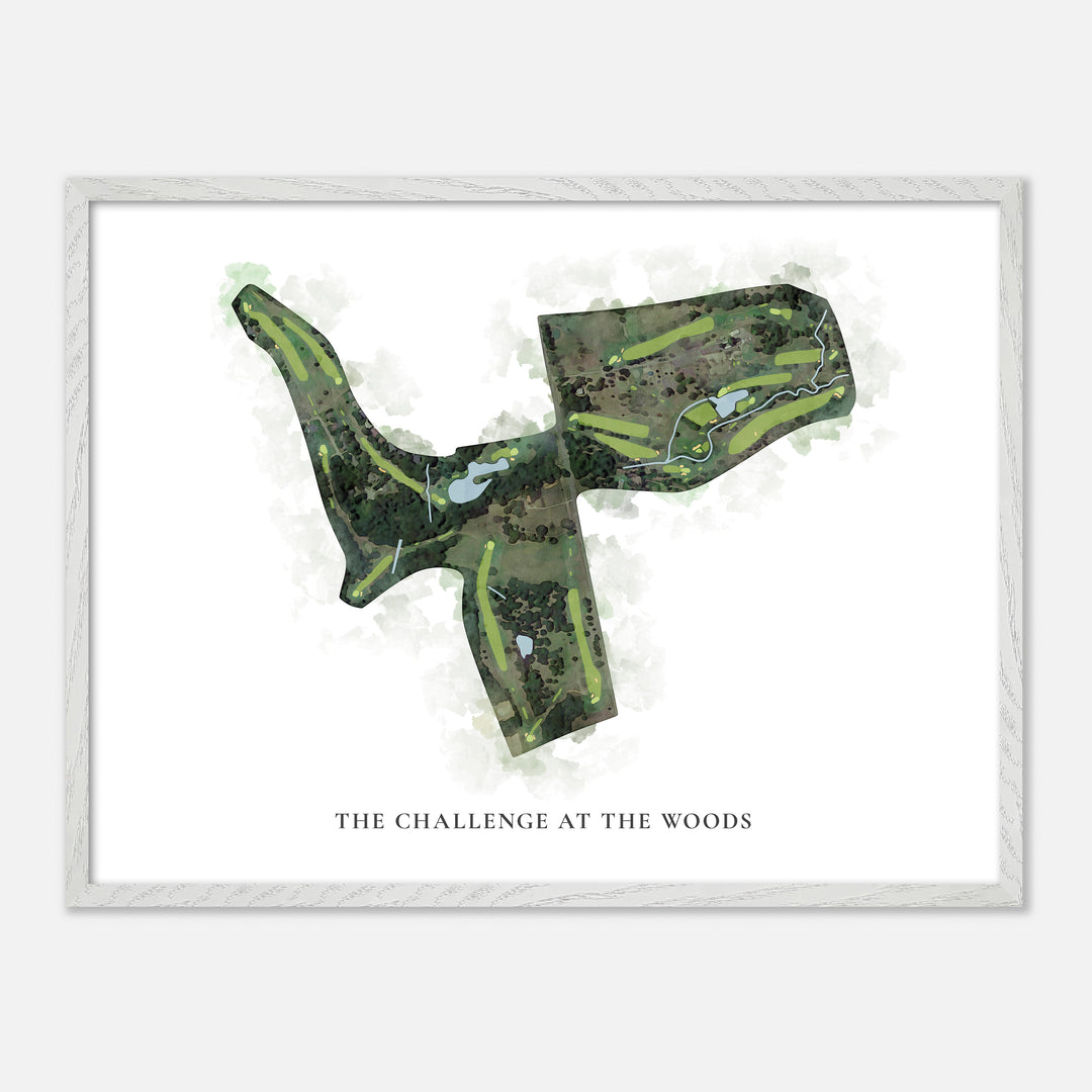 Print of The Challenge At The Woods Classic Map