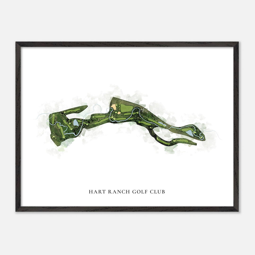 Print of Hart Ranch Golf Club Classic Map