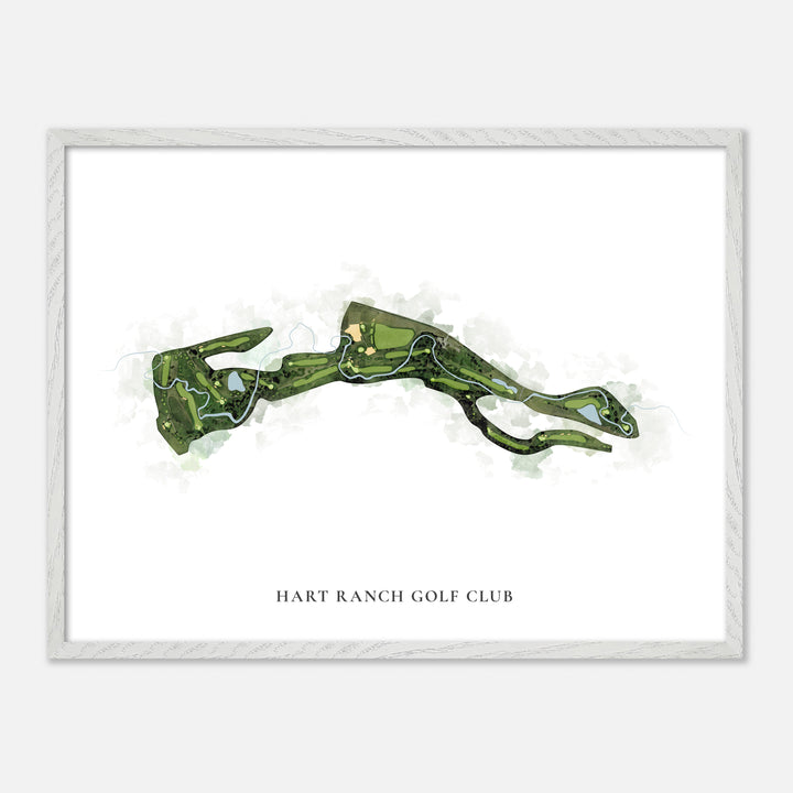 Print of Hart Ranch Golf Club Classic Map