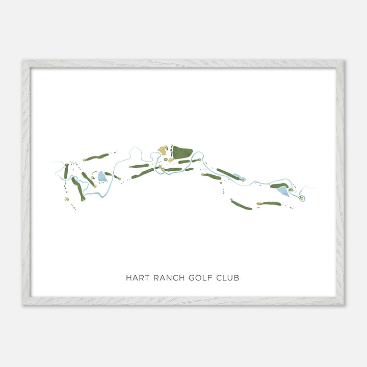 Print of Hart Ranch Golf Club Modern Map