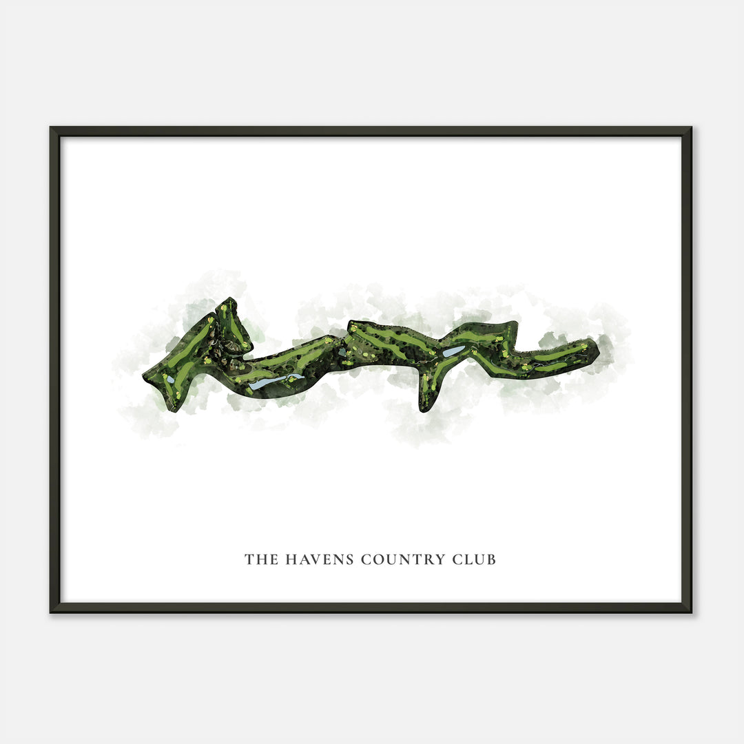 Print of The Havens Country Club Classic Map