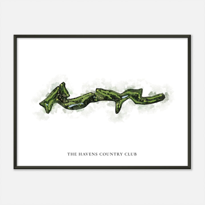 Print of The Havens Country Club Classic Map
