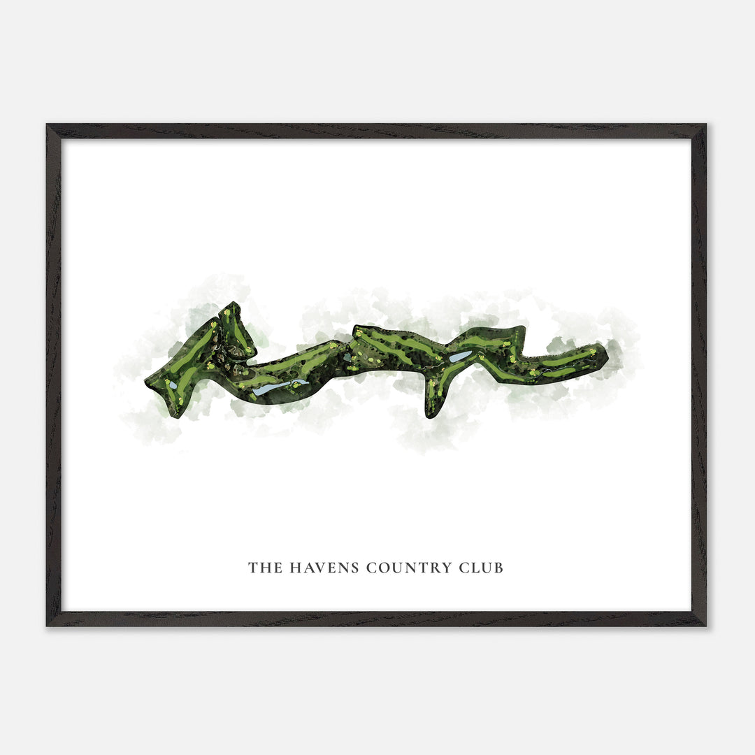 Print of The Havens Country Club Classic Map