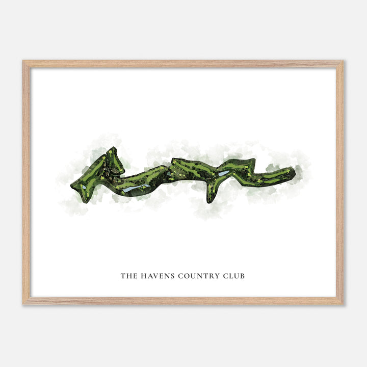 Print of The Havens Country Club Classic Map