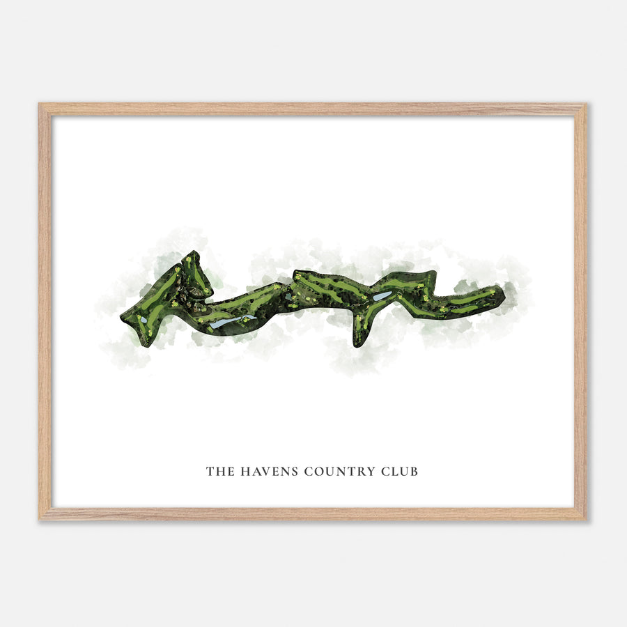 Print of The Havens Country Club Classic Map