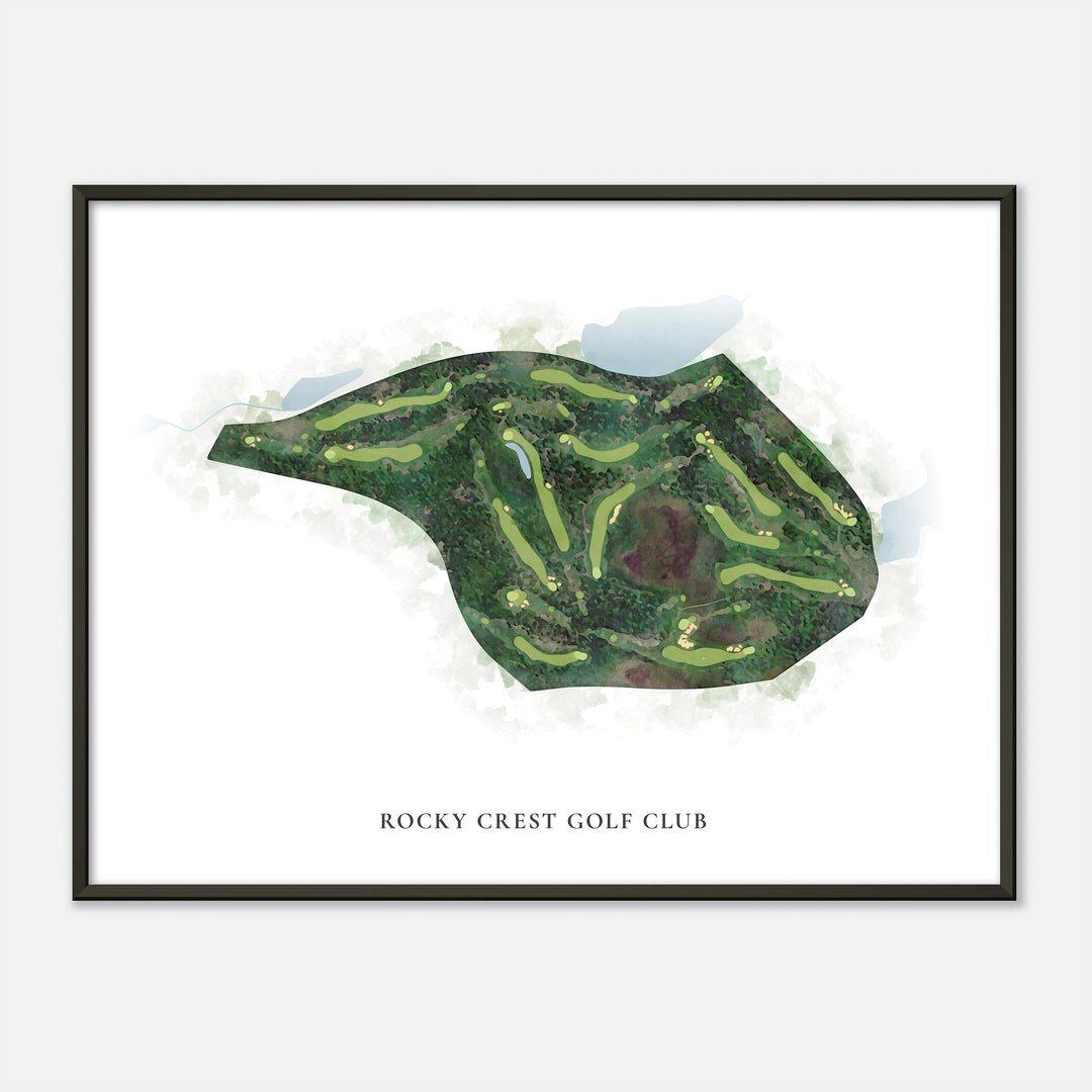 Print of Rocky Crest Golf Club Classic Map