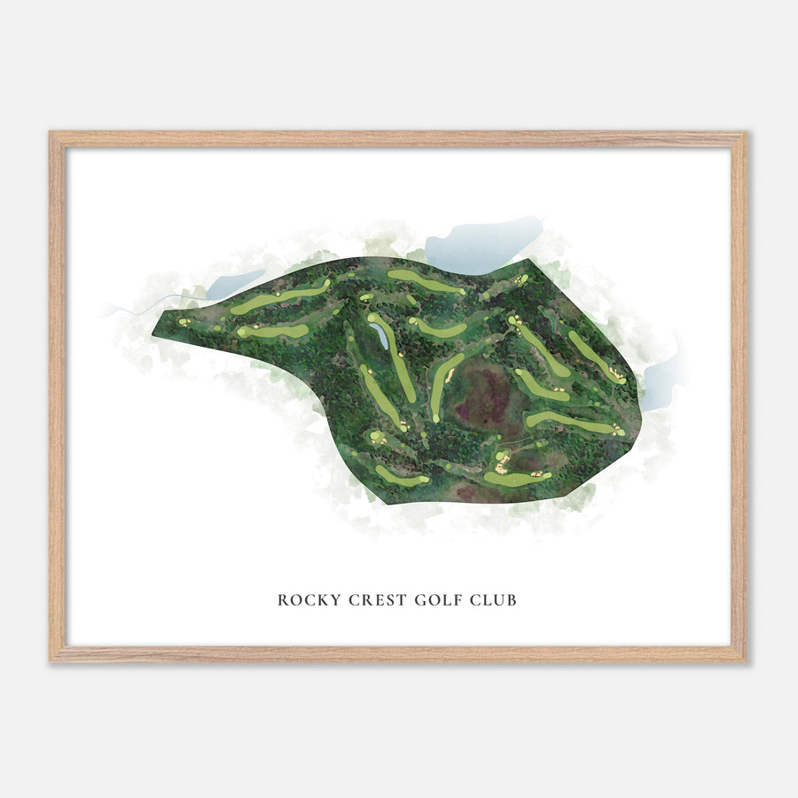 Print of Rocky Crest Golf Club Classic Map