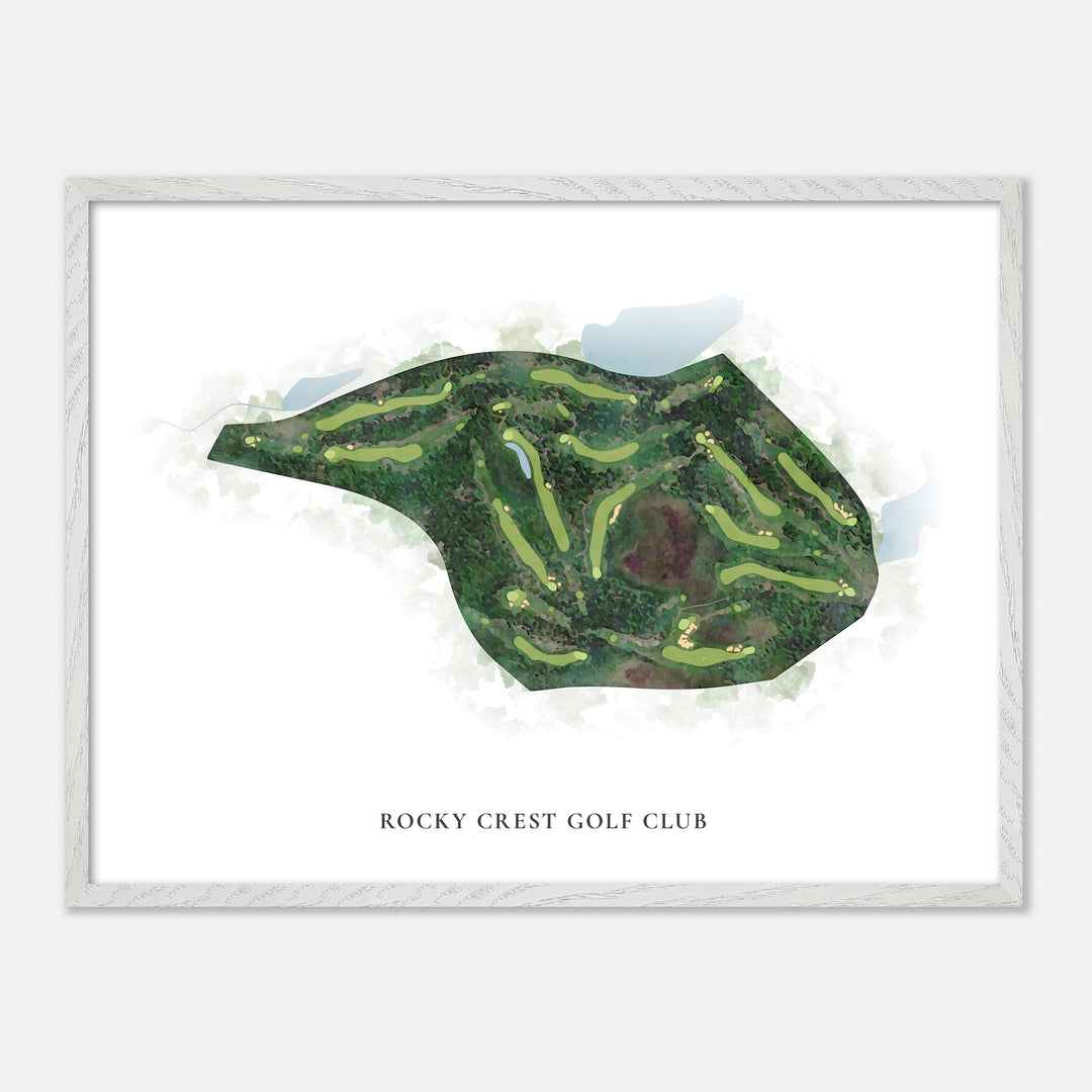 Print of Rocky Crest Golf Club Classic Map