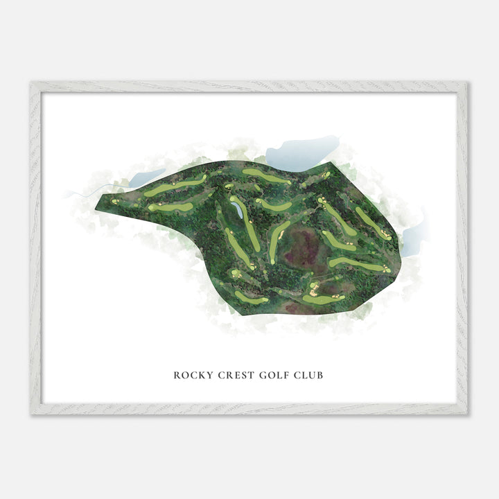 Print of Rocky Crest Golf Club Classic Map