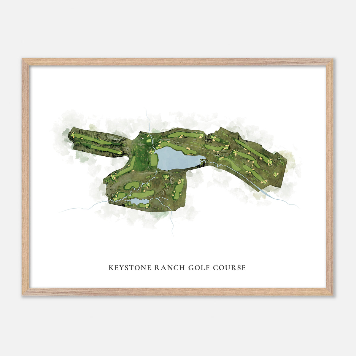 Print of Keystone Ranch Golf Course Classic Map