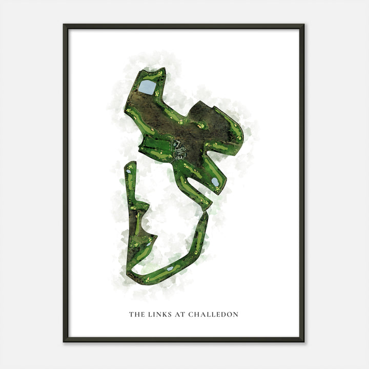 Print of The Links At Challedon Classic Map
