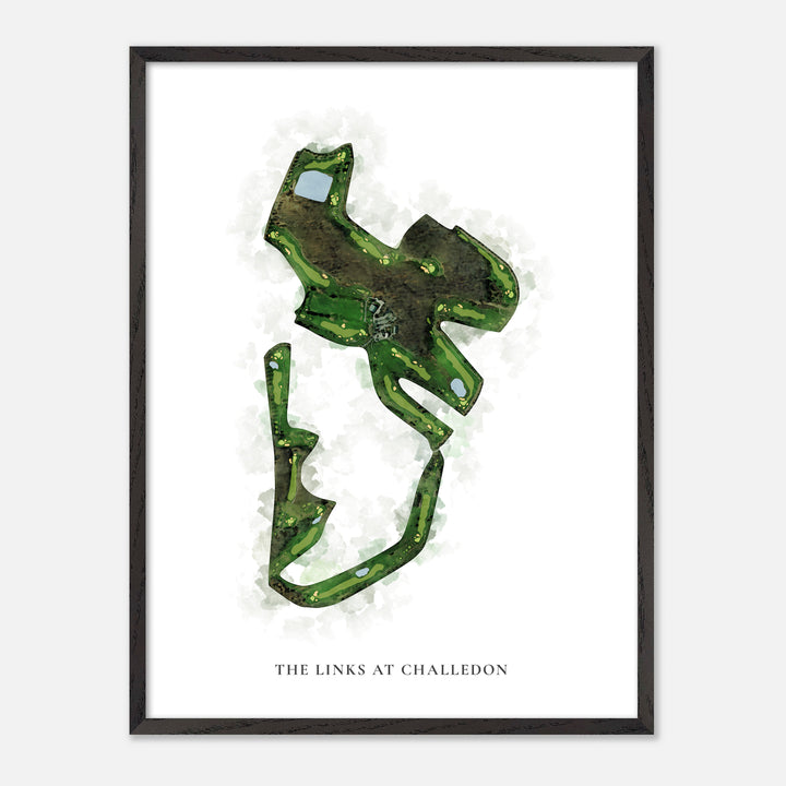 Print of The Links At Challedon Classic Map