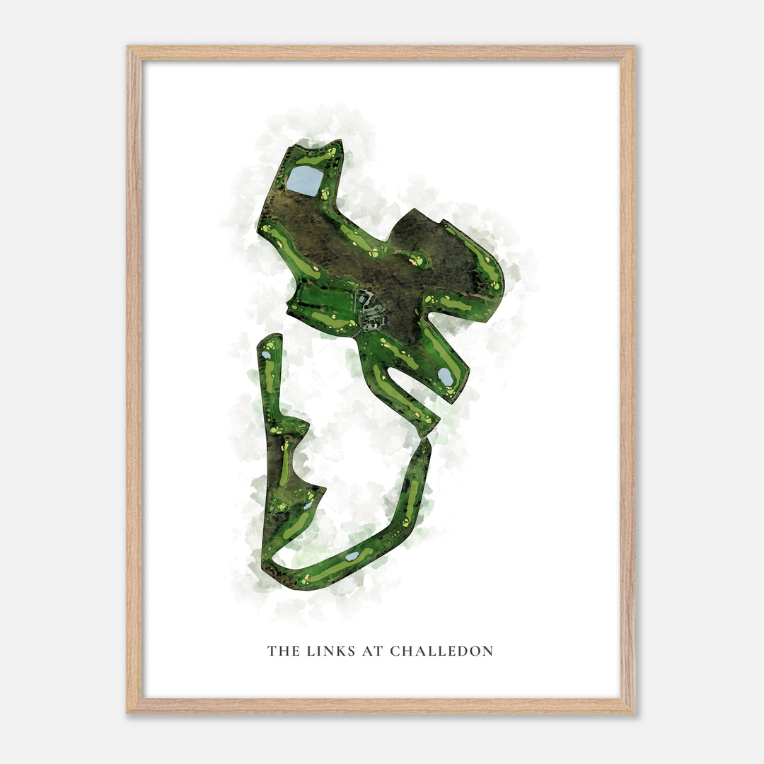 Print of The Links At Challedon Classic Map
