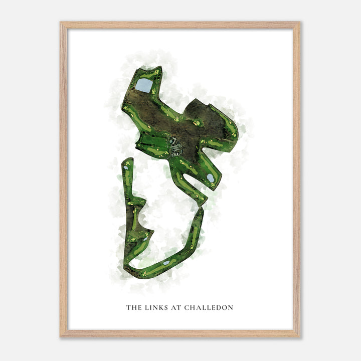 Print of The Links At Challedon Classic Map
