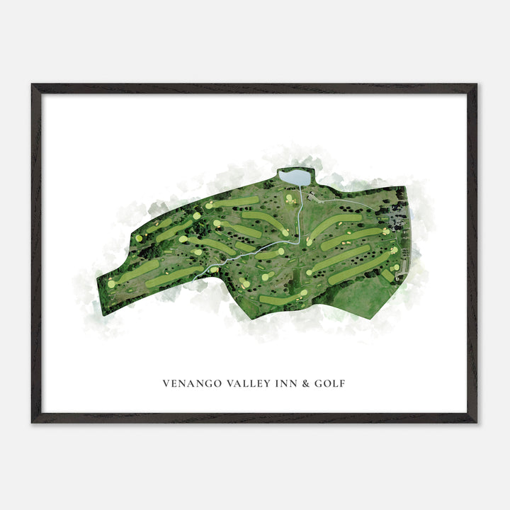 Print of Venango Valley Inn & Golf Classic Map