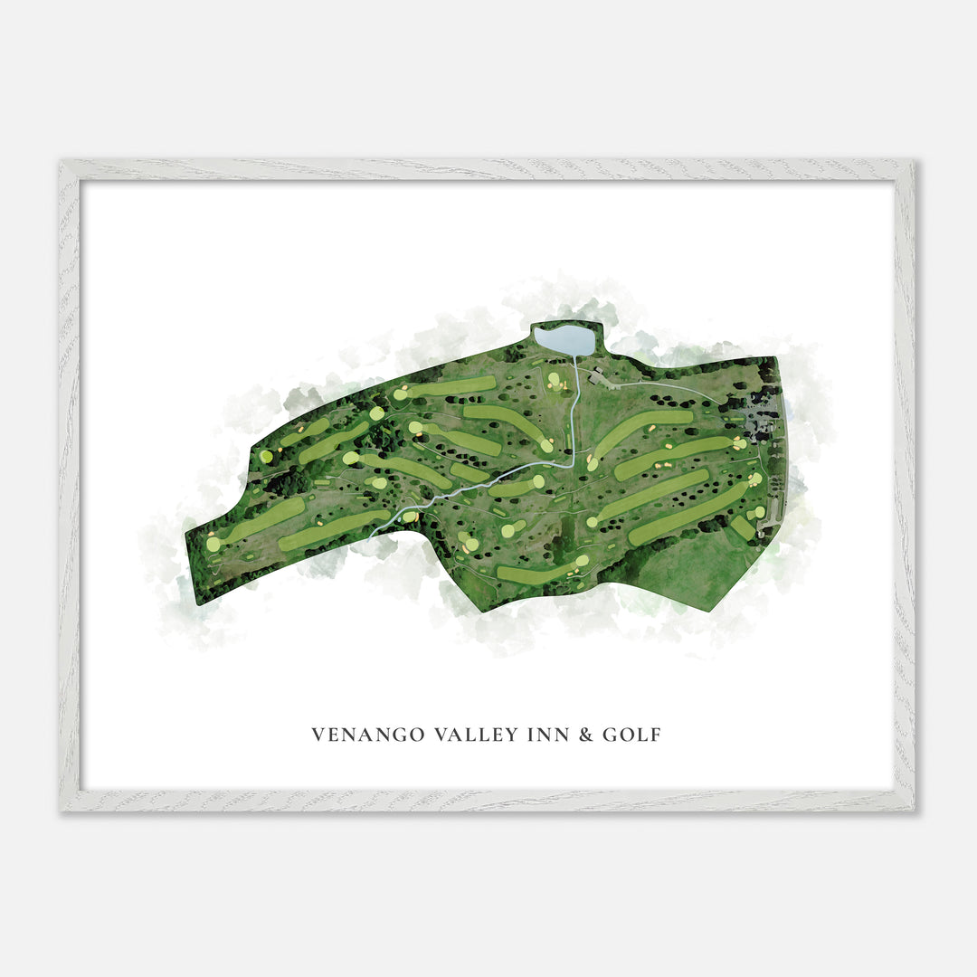 Print of Venango Valley Inn & Golf Classic Map