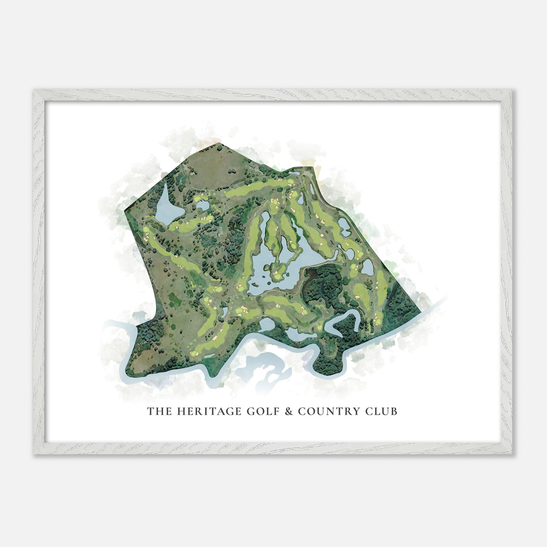 Print of The Heritage Golf & Country Club Classic Map