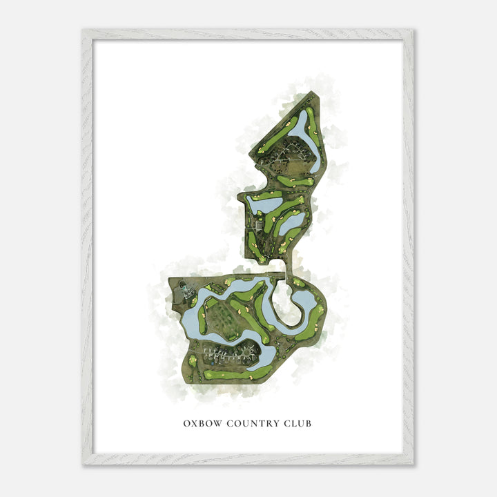 Print of Oxbow Country Club Classic Map