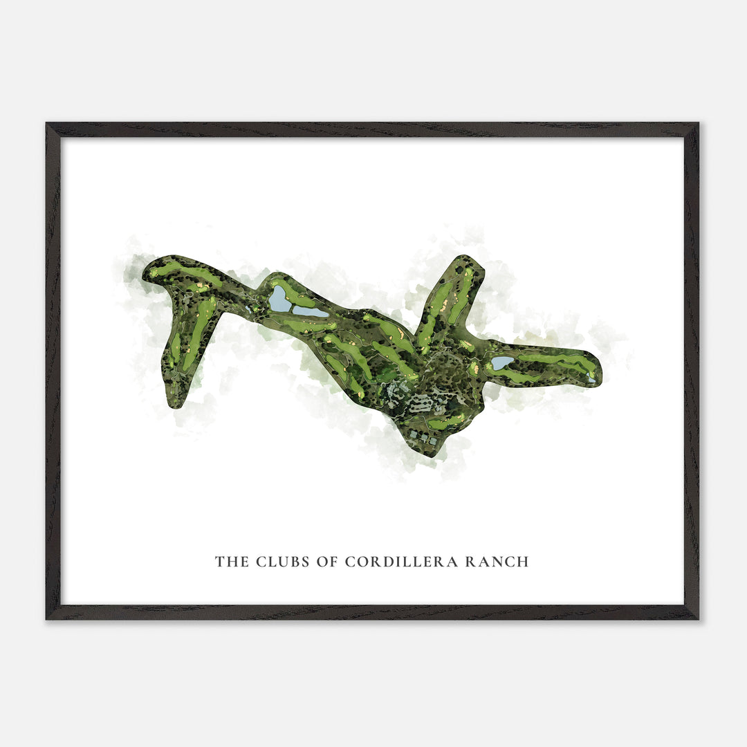 Print of The Clubs Of Cordillera Ranch Classic Map