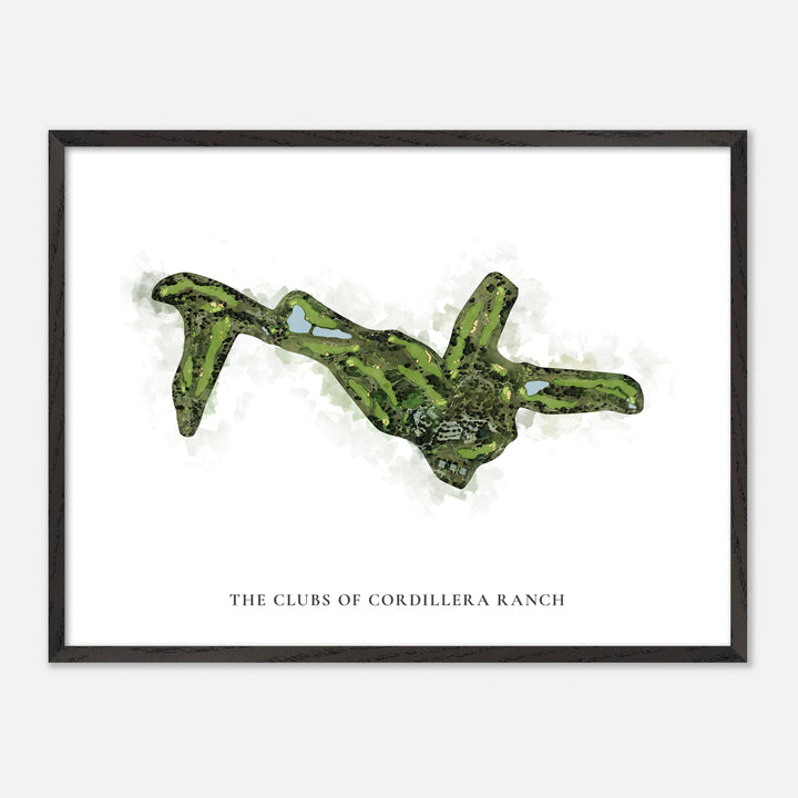 Print of The Clubs Of Cordillera Ranch Classic Map