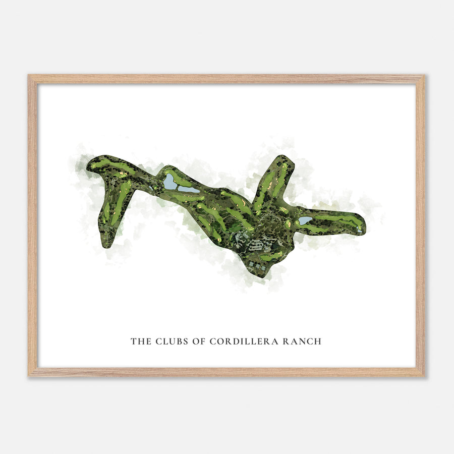 Print of The Clubs Of Cordillera Ranch Classic Map