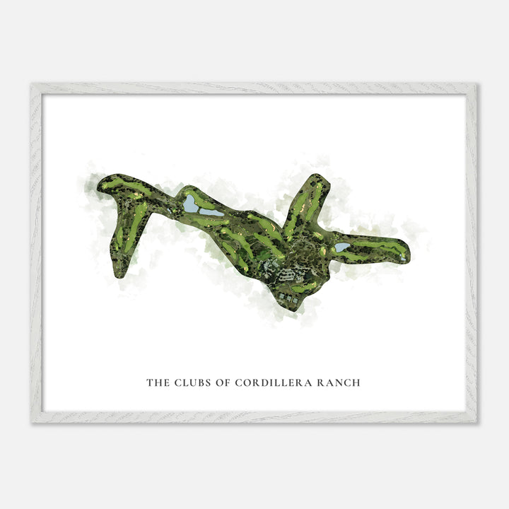 Print of The Clubs Of Cordillera Ranch Classic Map