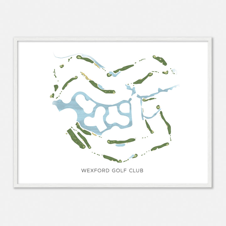 Print of Wexford Golf Club Modern Map