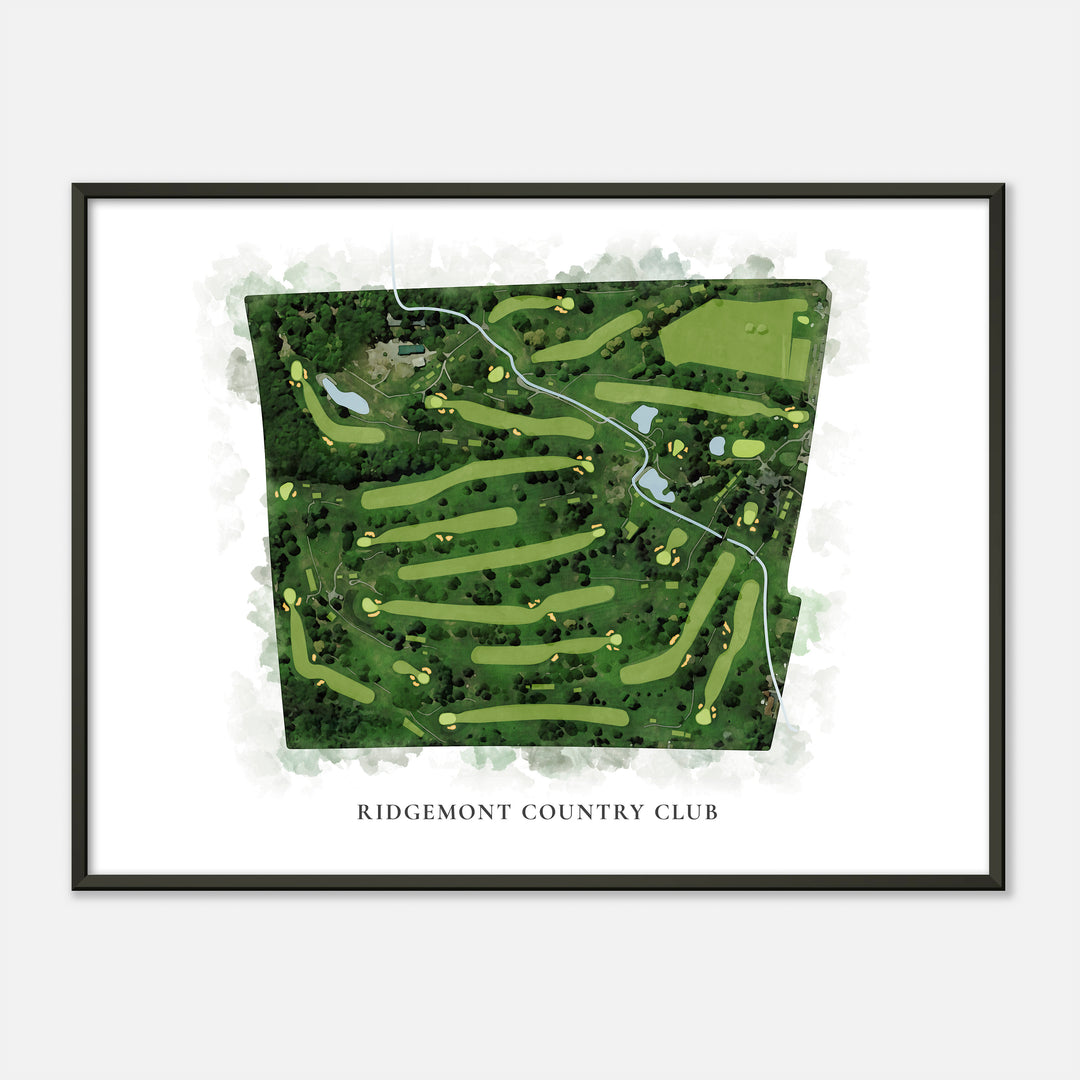 Print of Ridgemont Country Club Classic Map