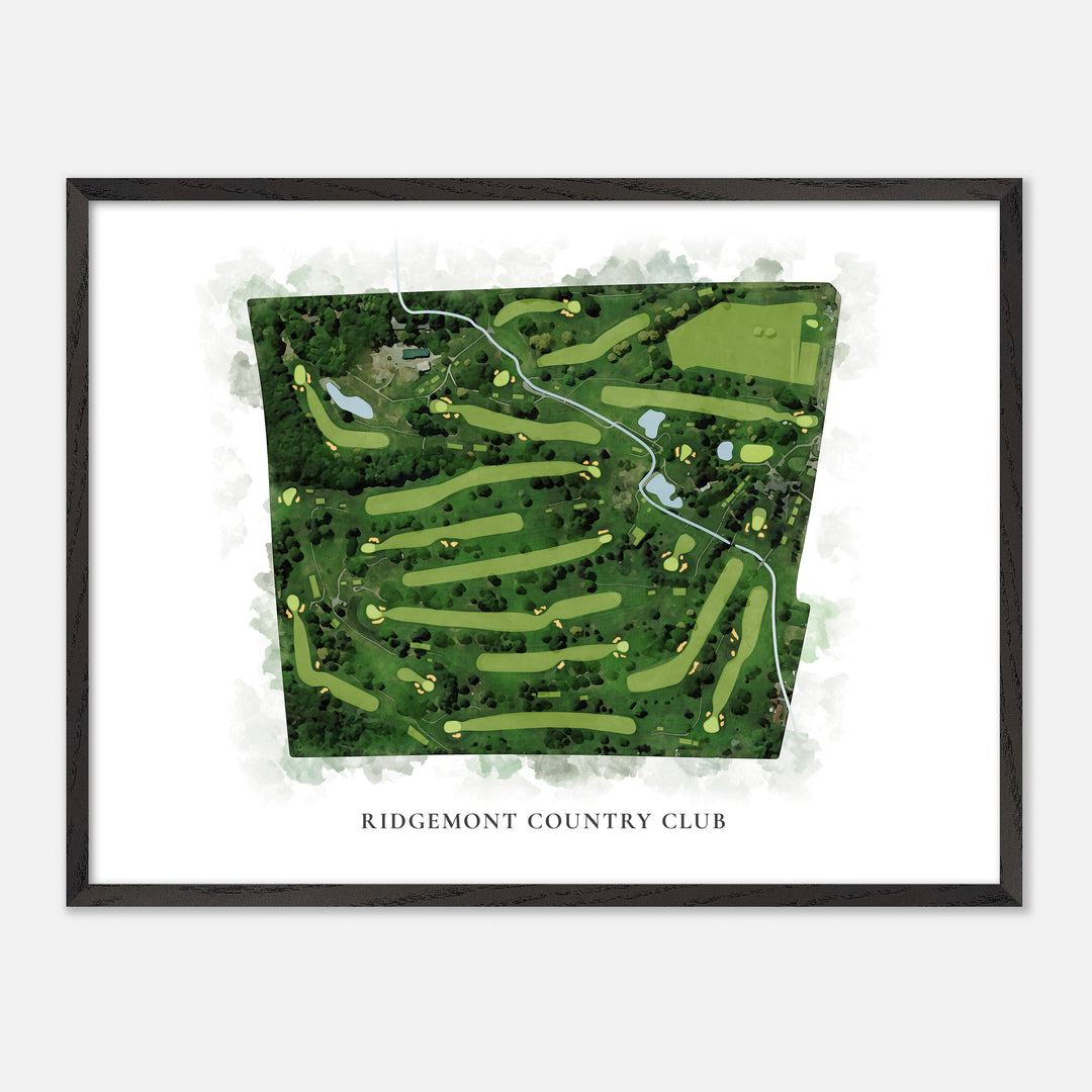 Print of Ridgemont Country Club Classic Map