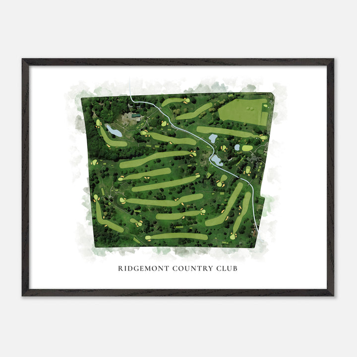 Print of Ridgemont Country Club Classic Map