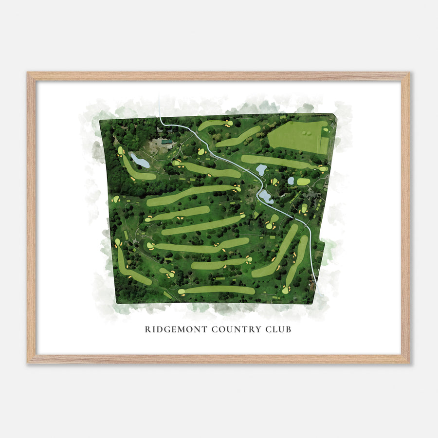 Print of Ridgemont Country Club Classic Map