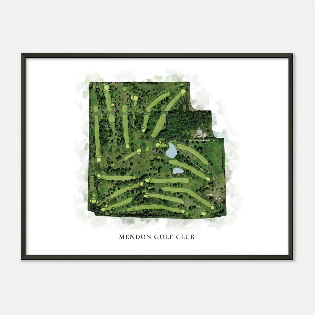 Print of Mendon Golf Club Classic Map