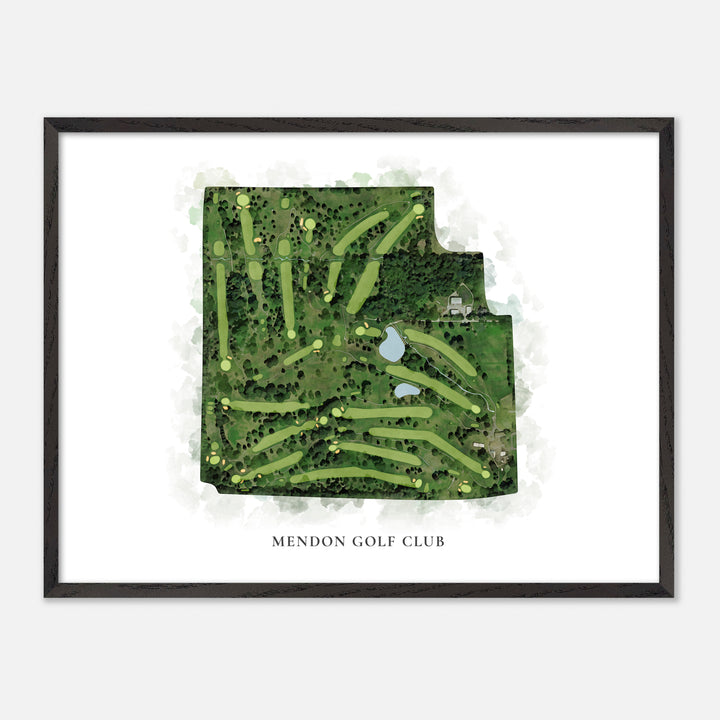 Print of Mendon Golf Club Classic Map