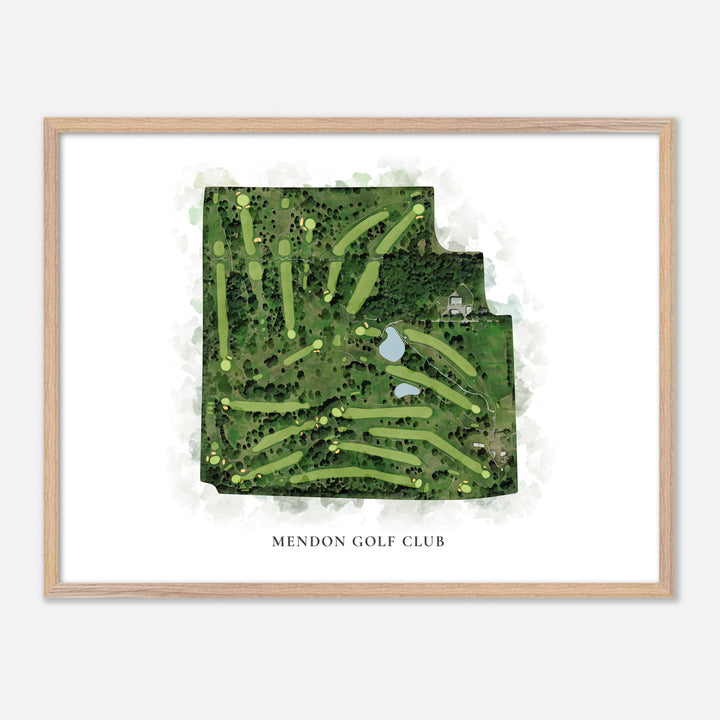 Print of Mendon Golf Club Classic Map