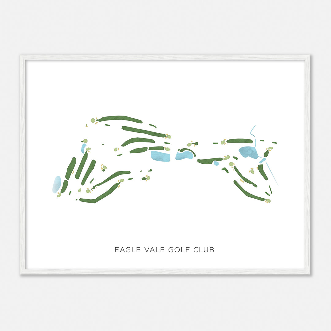 Print of Eagle Vale Golf Club Modern Map