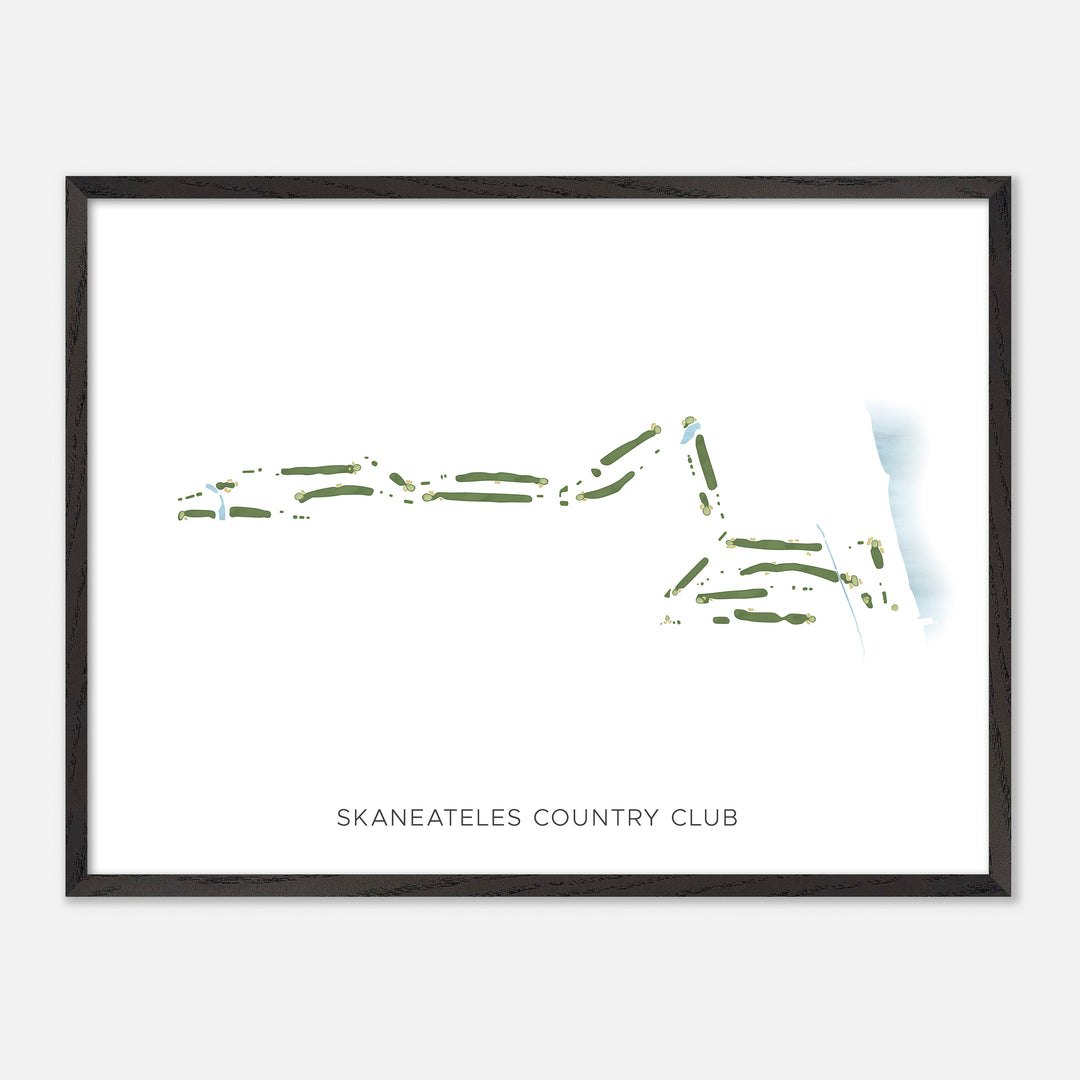 Print of Skaneateles Country Club Modern Map