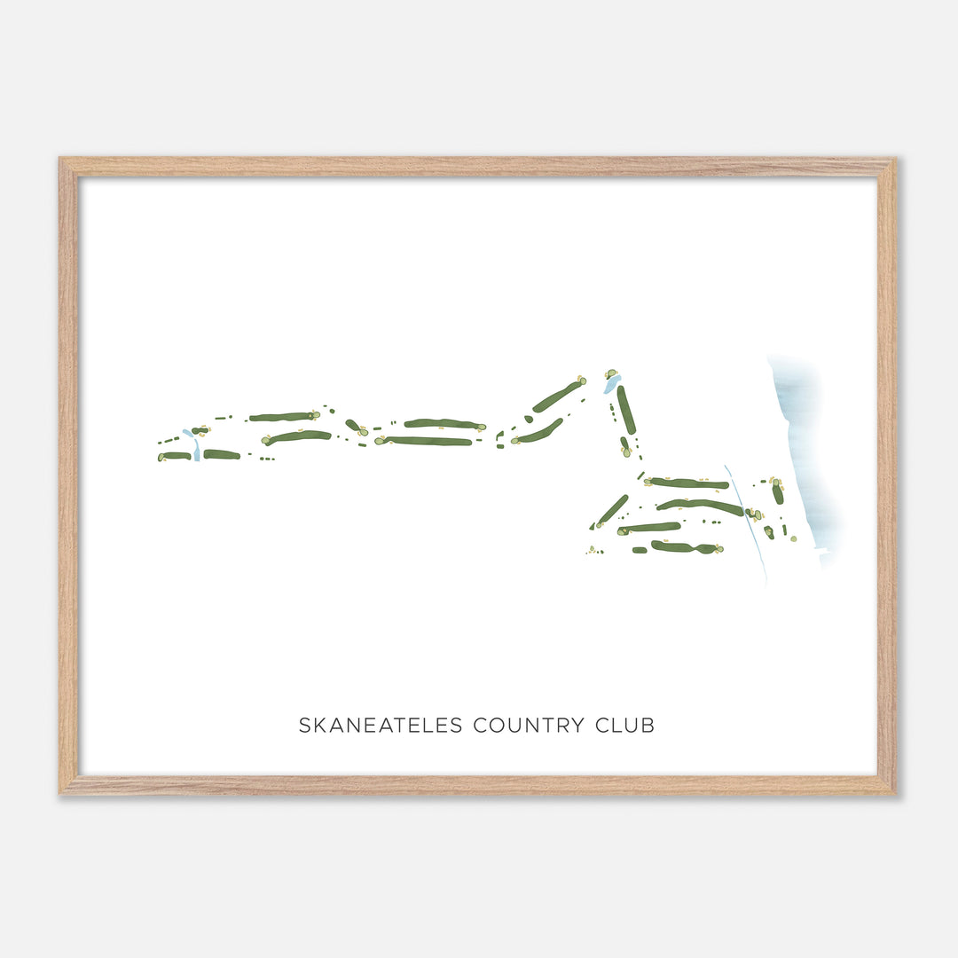 Print of Skaneateles Country Club Modern Map