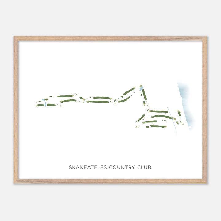 Print of Skaneateles Country Club Modern Map