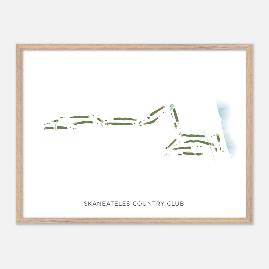 Print of Skaneateles Country Club Modern Map