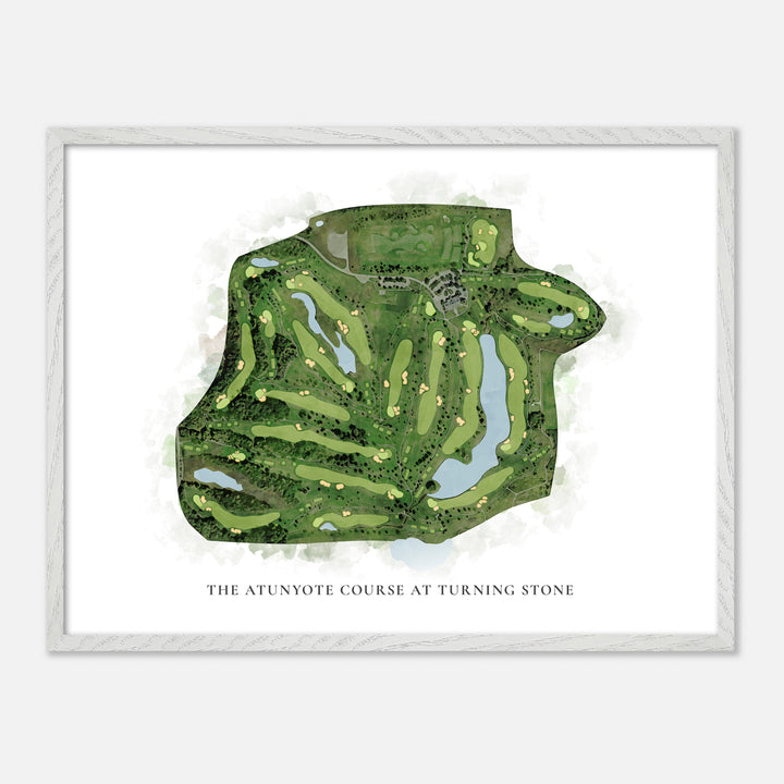 Print of The Atunyote Course At Turning Stone Classic Map