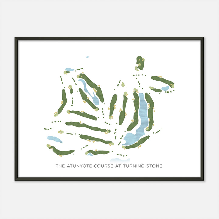 Print of The Atunyote Course At Turning Stone Modern Map