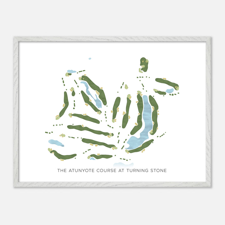 Print of The Atunyote Course At Turning Stone Modern Map