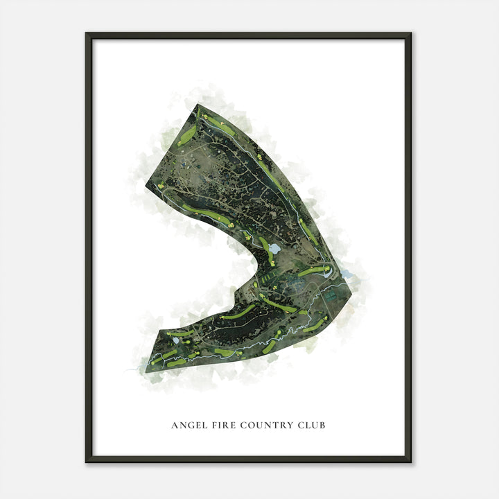 Print of Angel Fire Country Club Classic Map