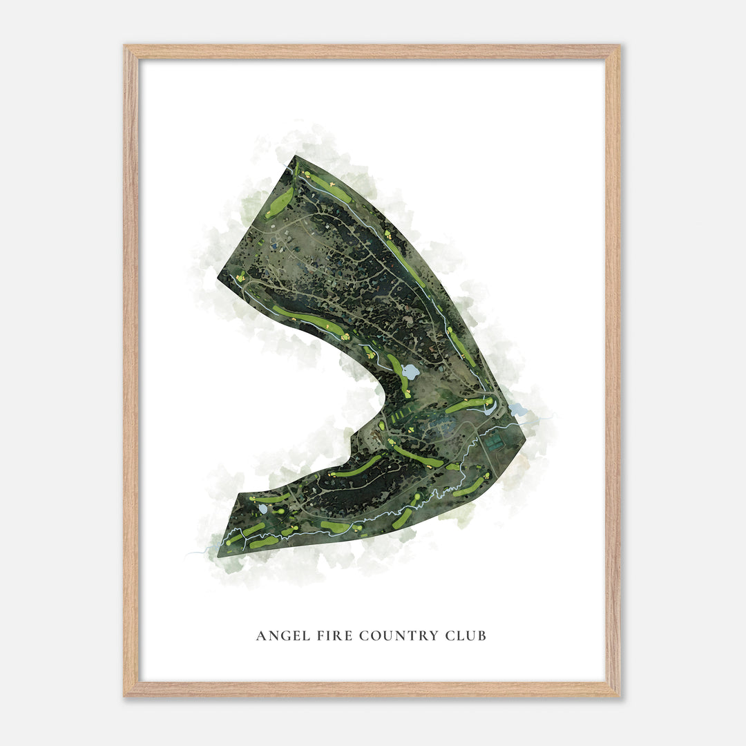 Print of Angel Fire Country Club Classic Map