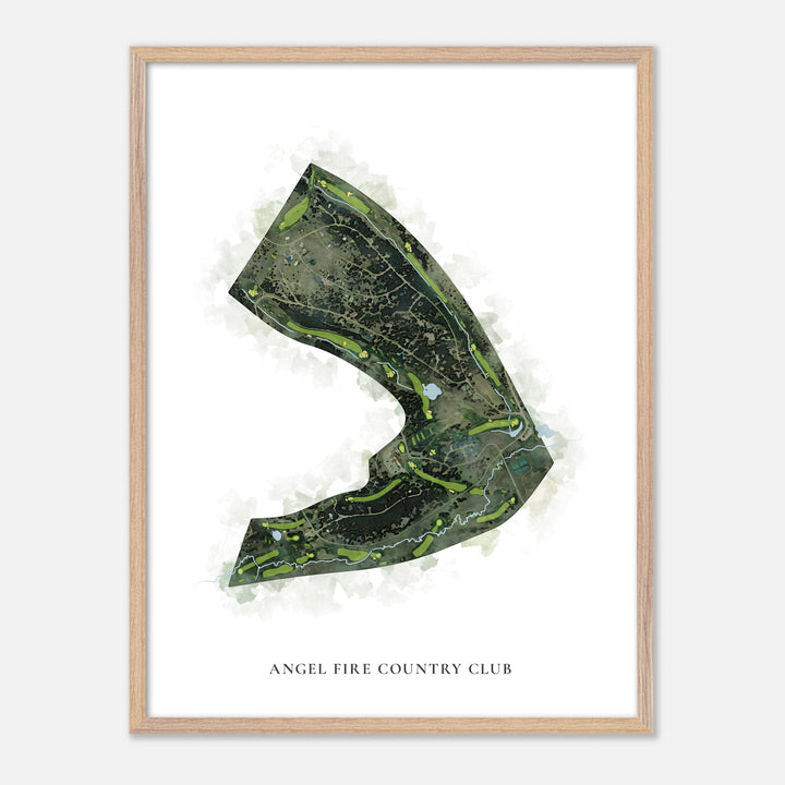 Print of Angel Fire Country Club Classic Map
