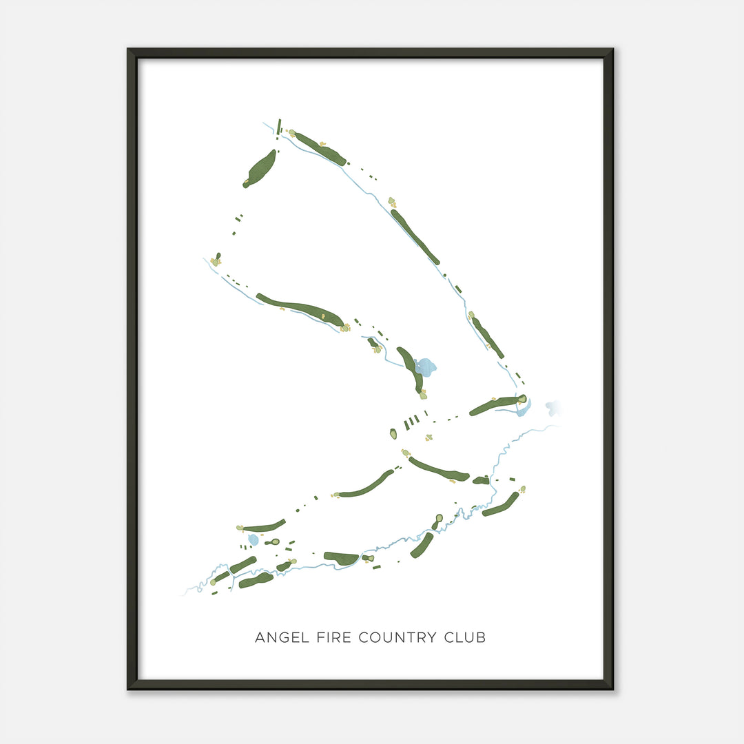 Print of Angel Fire Country Club Modern Map