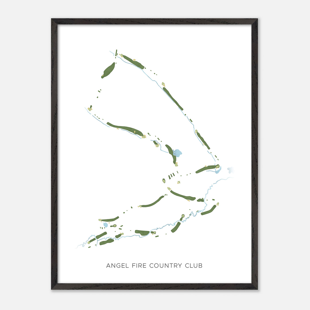 Print of Angel Fire Country Club Modern Map