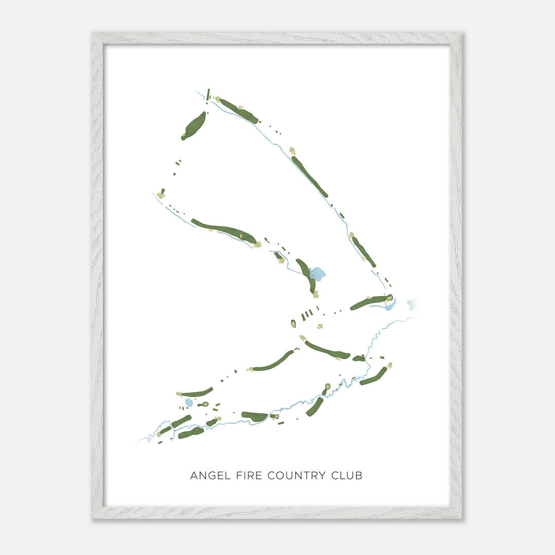 Print of Angel Fire Country Club Modern Map