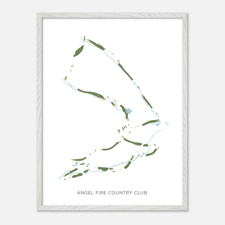 Print of Angel Fire Country Club Modern Map