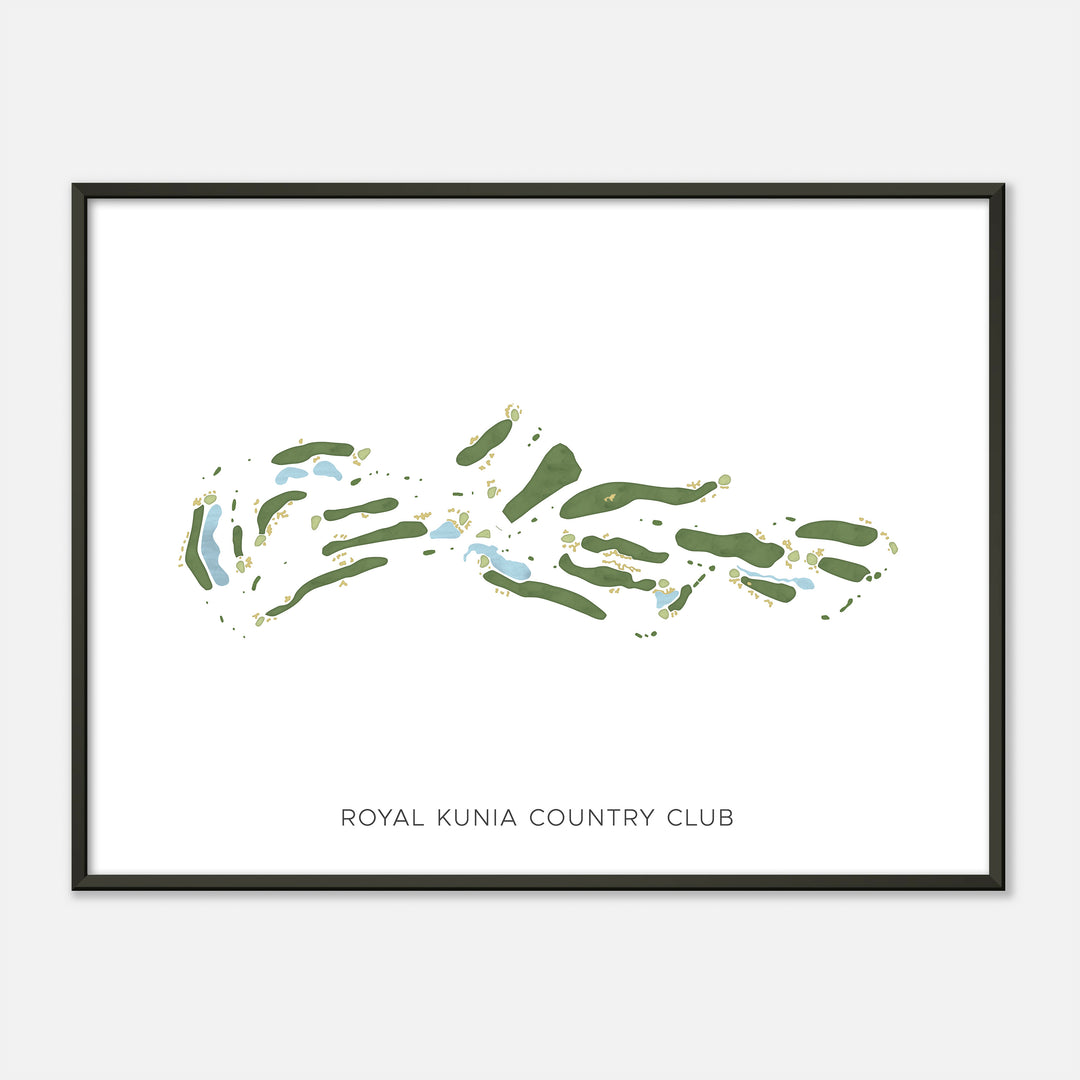 Print of Royal Kunia Country Club Modern Map